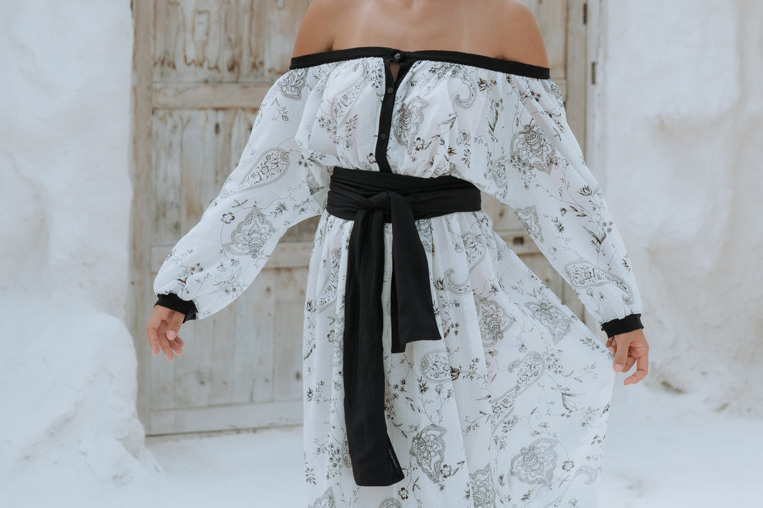 JASPE top, 2/3 balloon sleeves