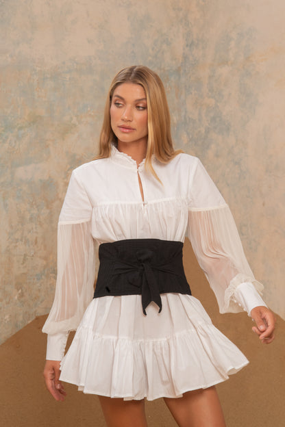 PAULINE wide corset belt