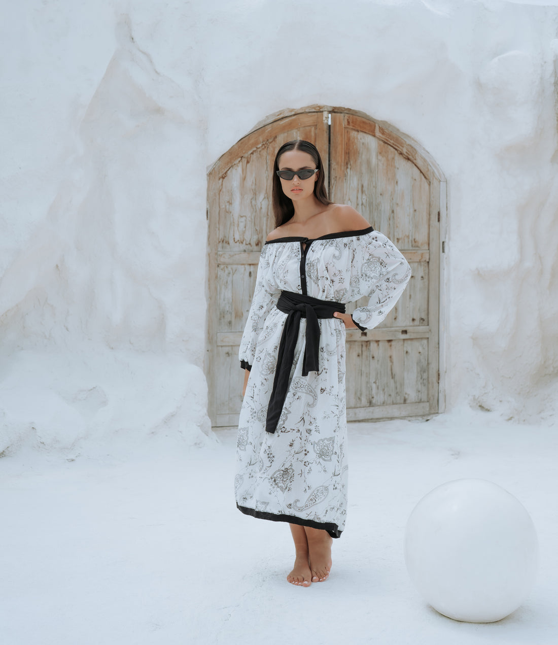 JASPE top, 2/3 balloon sleeves